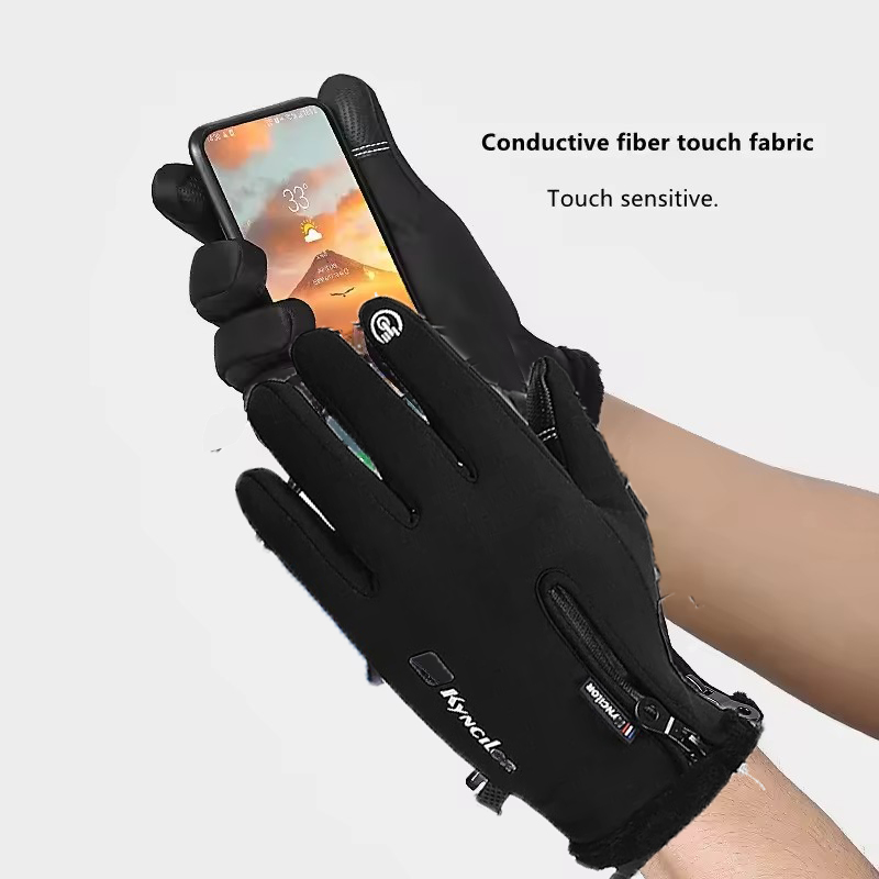 Ski Glove Waterproof - Kyncilor 오토바이 장갑 겨울 따뜻한 보호