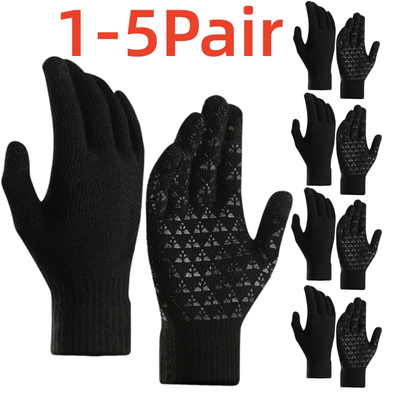 1-5Pairs 겨울 야외 스포츠 러닝 장갑 따뜻한 터 - Magic Touch Glove 리뷰 및 가격