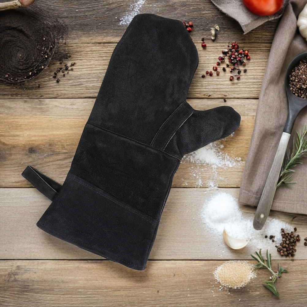 3개입 내열성 블랙 오븐 장갑, BBQ 그릴링, 베이킹 - Heat Resistant Glove 리뷰 및 가격