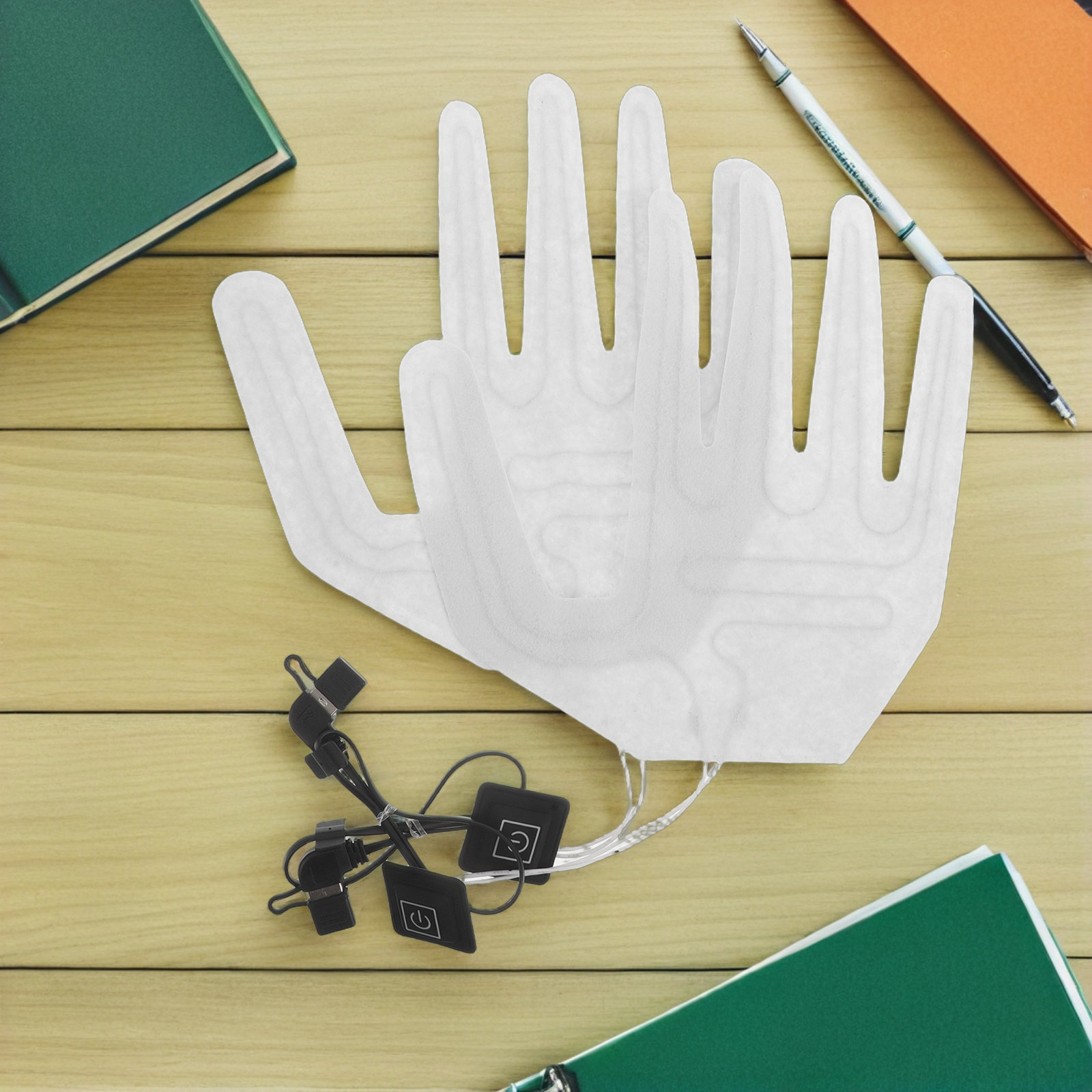 장갑용 전기 발열 패드 2개, 풀 핑거 열선 발열 시트 - Cycling Glove Padded 리뷰 및 가격