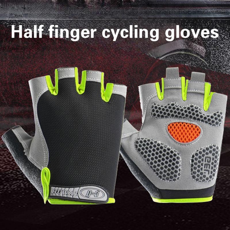 남녀공용 하프 핑거 사이클링 장갑, 미끄럼 방지, 충격 - Workout Glove Gym 리뷰 및 가격